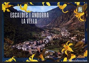 Postais: Andorra. Les Escaldes i Engordany. *Vista general* Ed. Fisa - M.C. Iscla nº 300. Nueva.